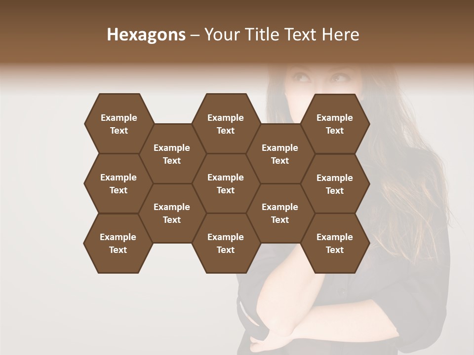 Standing Blue Cute PowerPoint Template