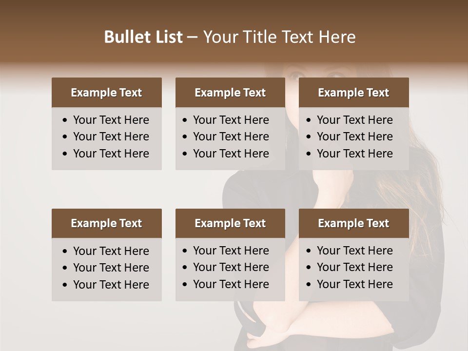 Standing Blue Cute PowerPoint Template