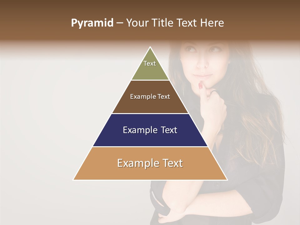 Standing Blue Cute PowerPoint Template