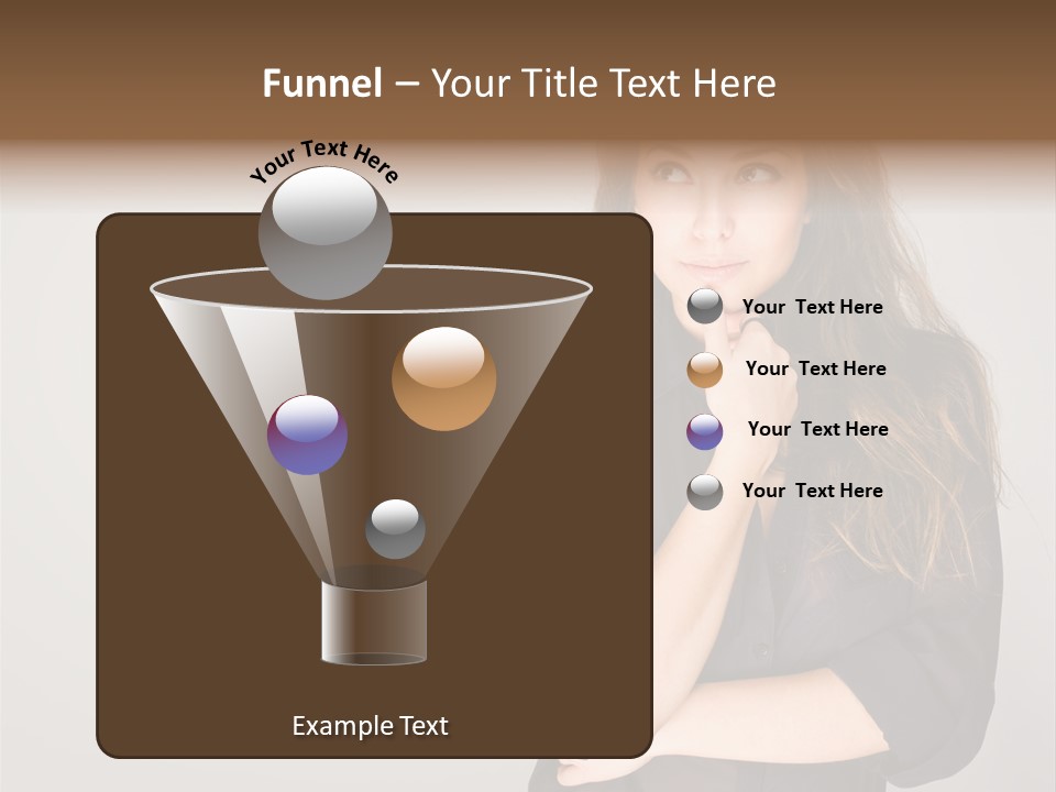 Standing Blue Cute PowerPoint Template