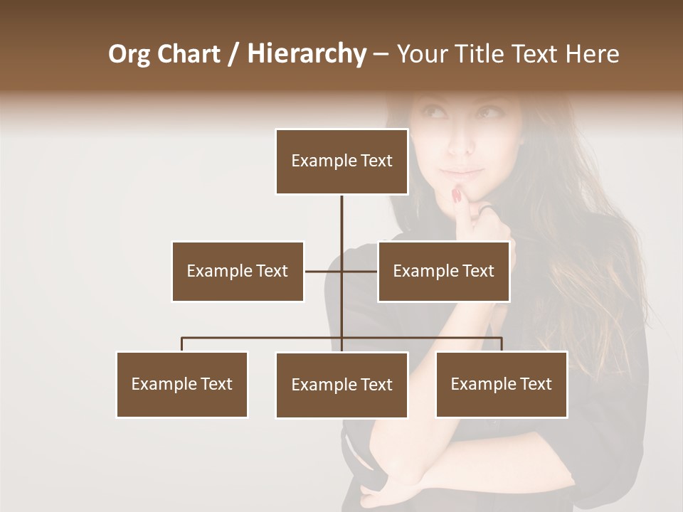 Standing Blue Cute PowerPoint Template