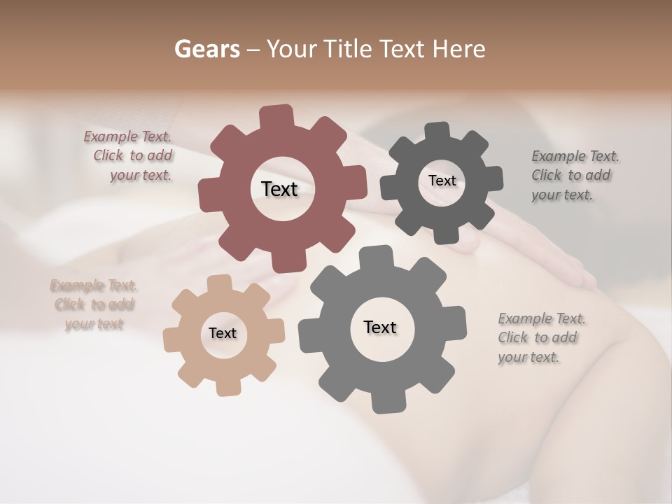 Beauty Man Tension PowerPoint Template