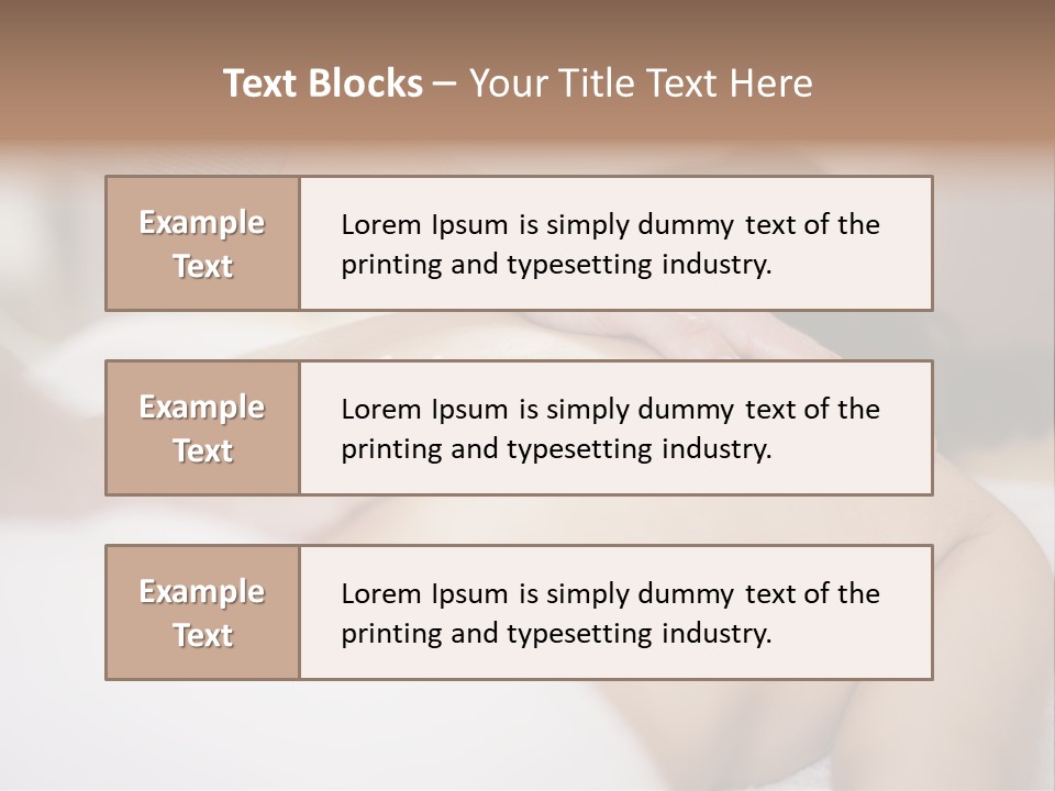 Beauty Man Tension PowerPoint Template