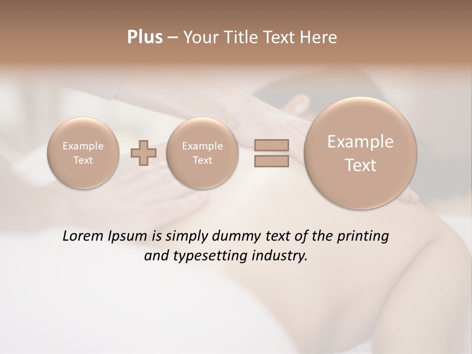 Beauty Man Tension PowerPoint Template