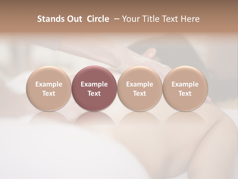 Beauty Man Tension PowerPoint Template