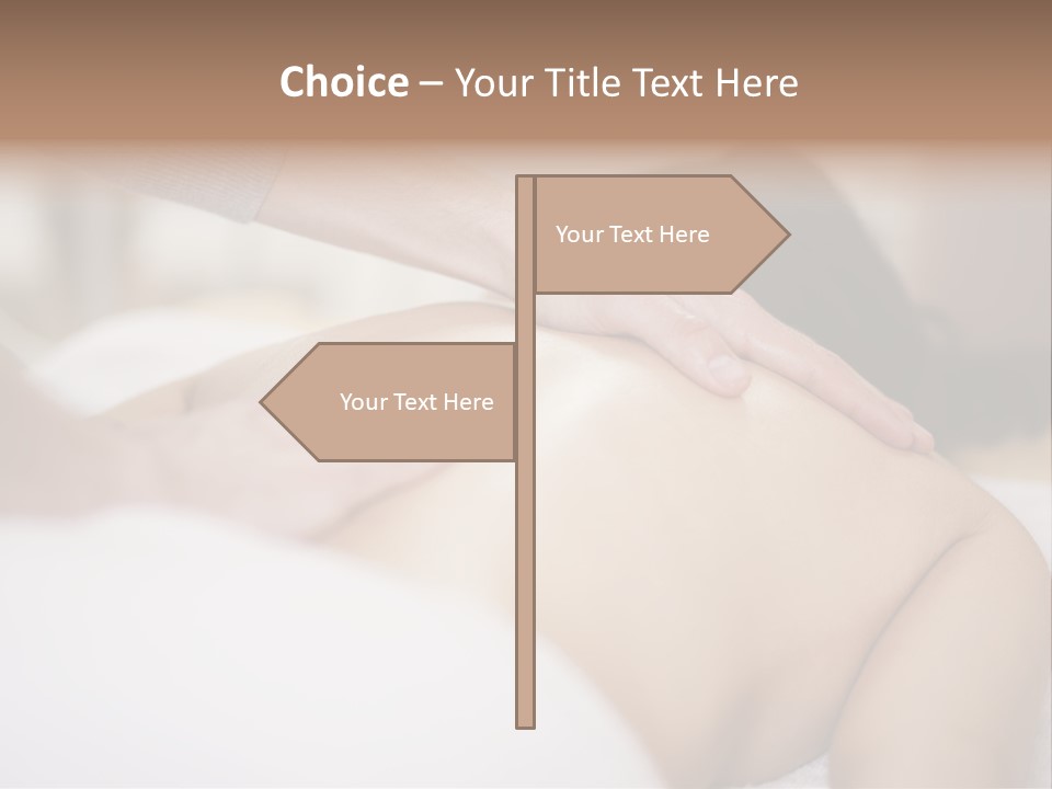 Beauty Man Tension PowerPoint Template