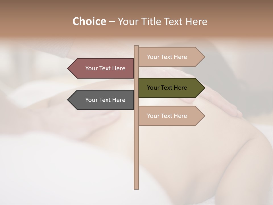 Beauty Man Tension PowerPoint Template