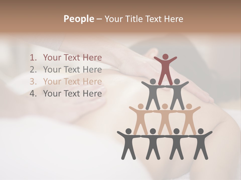 Beauty Man Tension PowerPoint Template