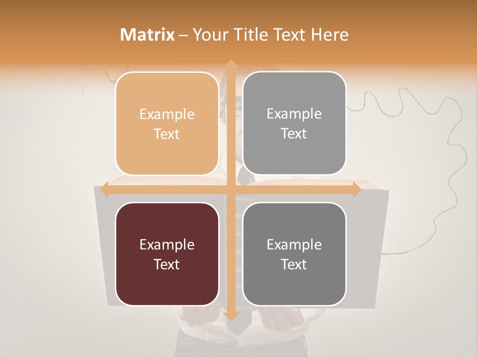 Businessman Ken Glasses PowerPoint Template