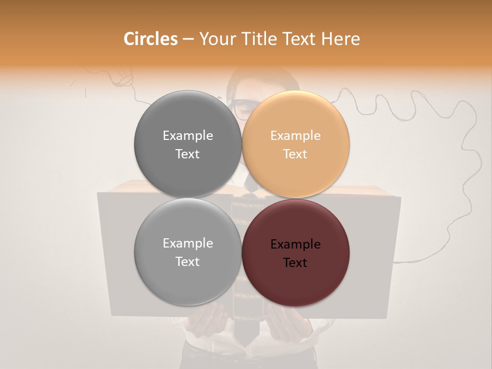 Businessman Ken Glasses PowerPoint Template