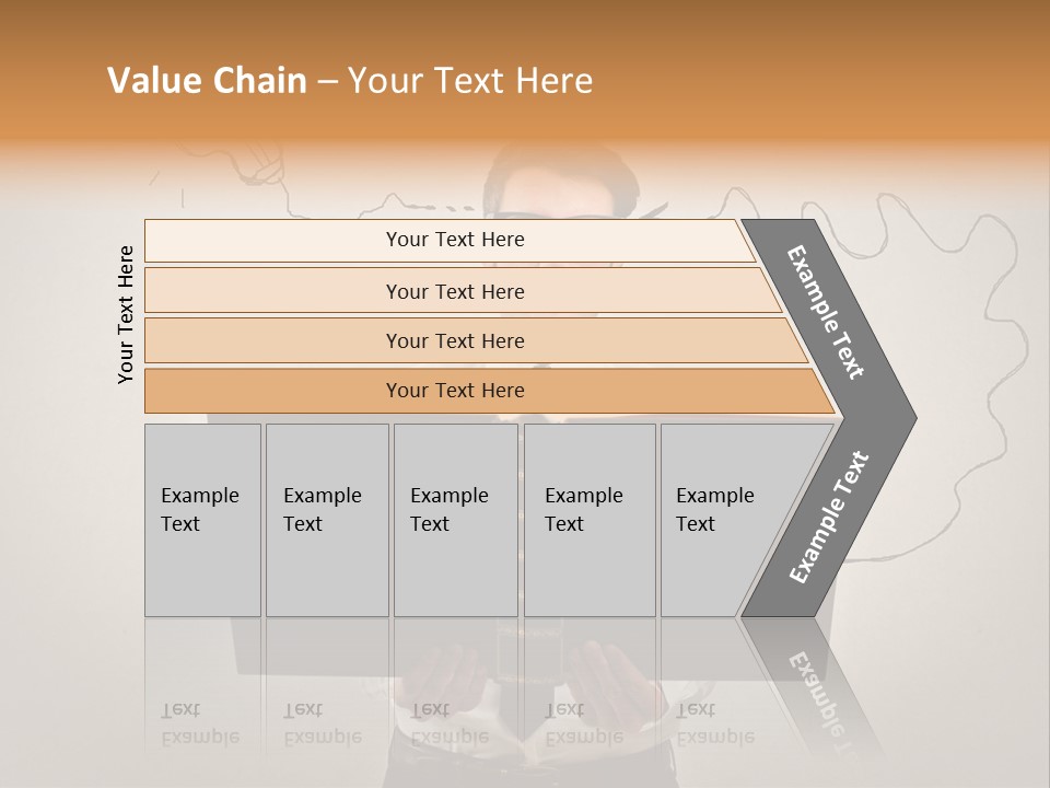 Businessman Ken Glasses PowerPoint Template