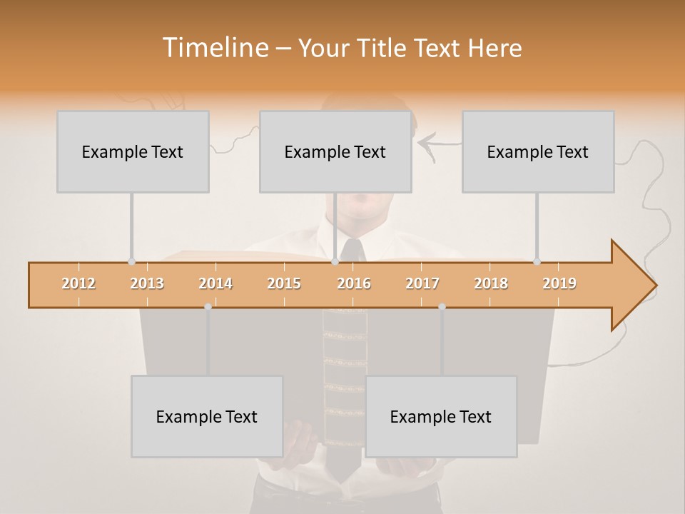 Businessman Ken Glasses PowerPoint Template