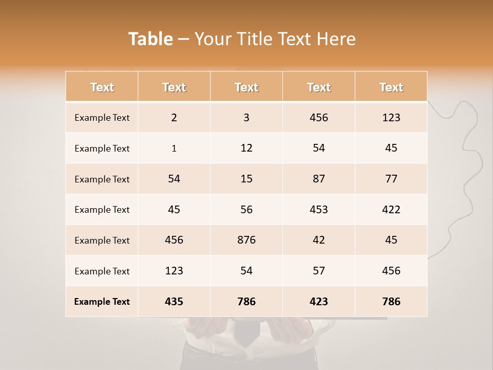 Businessman Ken Glasses PowerPoint Template