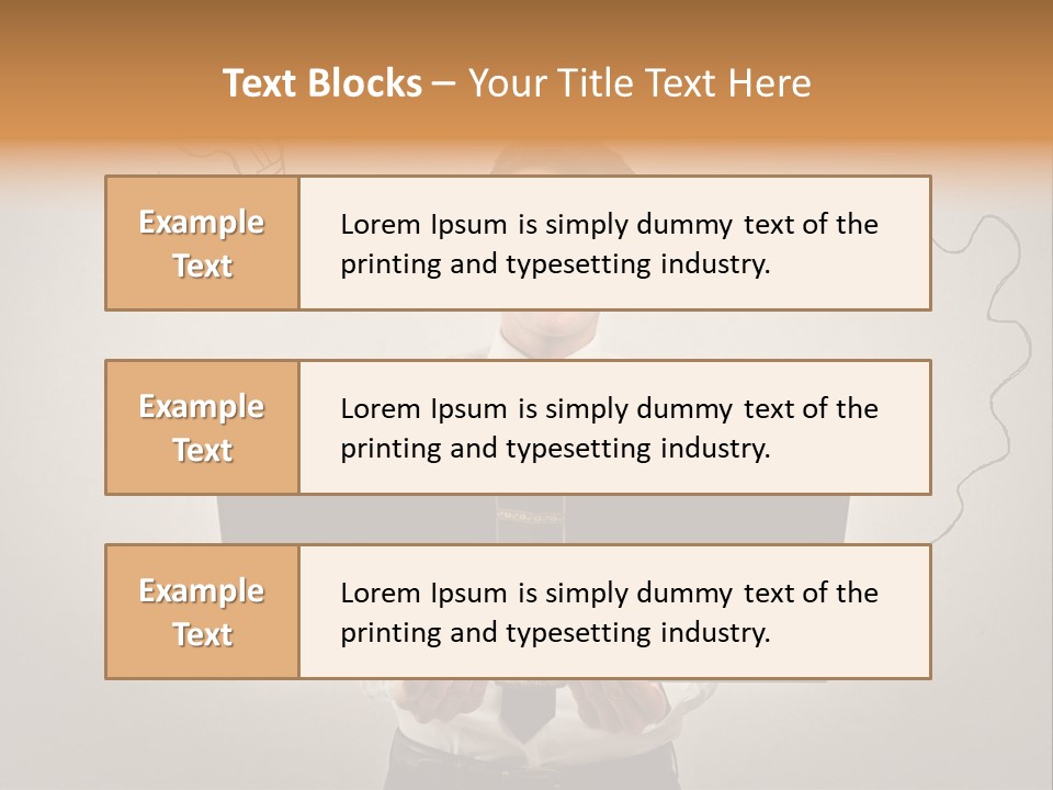 Businessman Ken Glasses PowerPoint Template