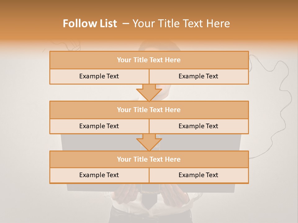 Businessman Ken Glasses PowerPoint Template