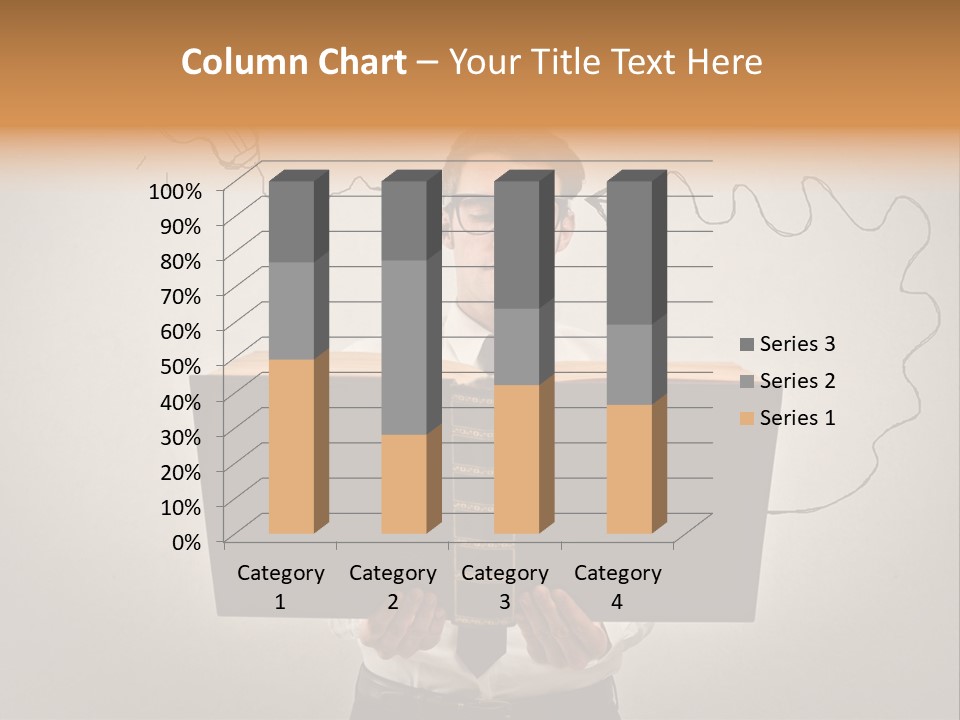Businessman Ken Glasses PowerPoint Template