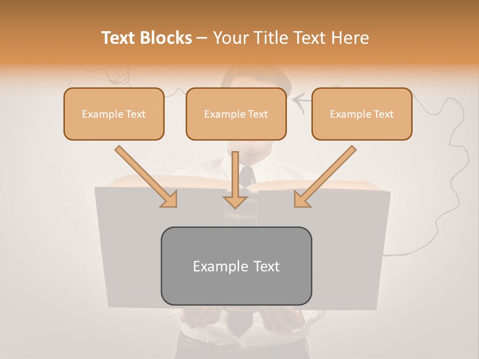 Businessman Ken Glasses PowerPoint Template