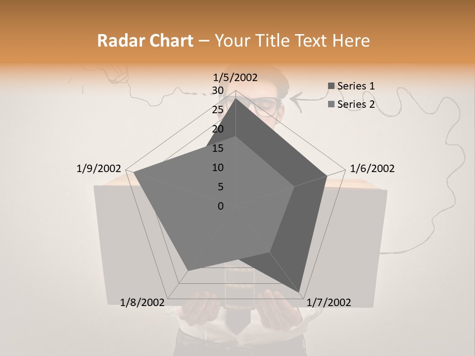 Businessman Ken Glasses PowerPoint Template