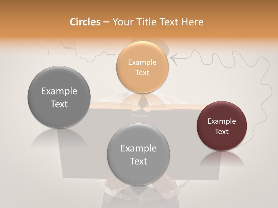 Businessman Ken Glasses PowerPoint Template