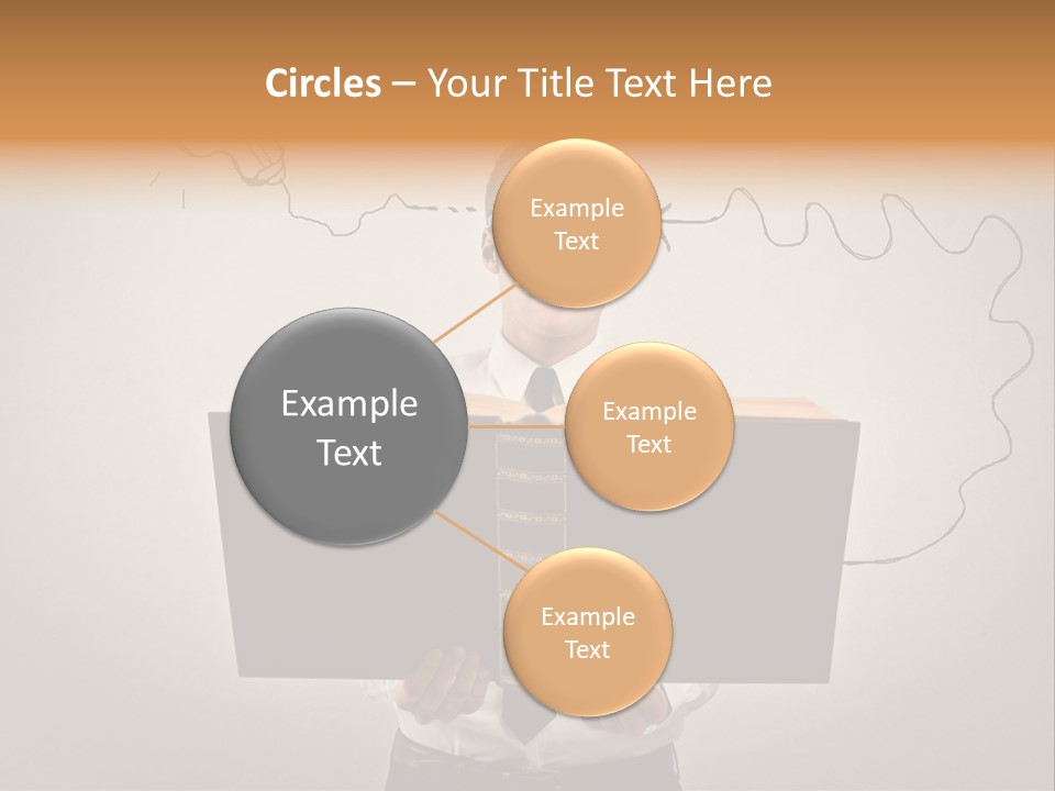 Businessman Ken Glasses PowerPoint Template