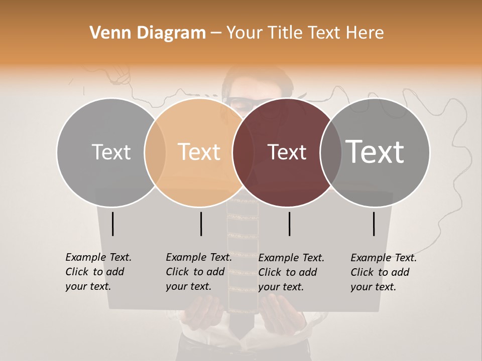Businessman Ken Glasses PowerPoint Template