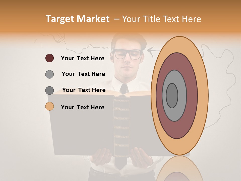 Businessman Ken Glasses PowerPoint Template