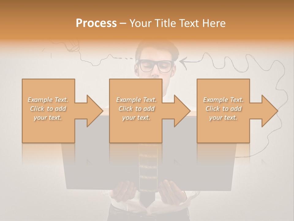 Businessman Ken Glasses PowerPoint Template
