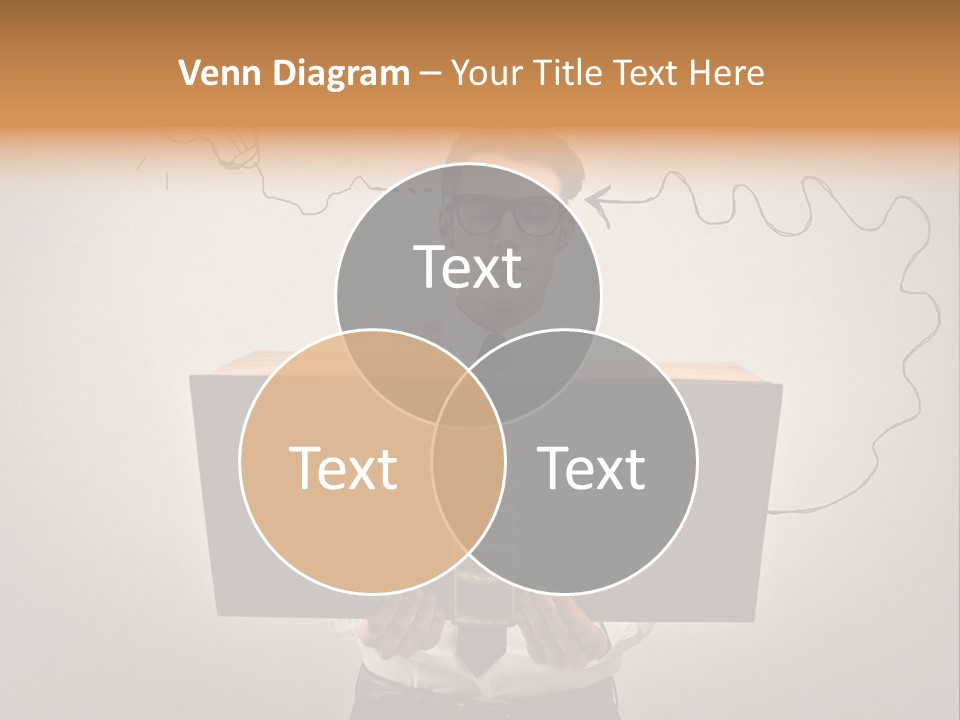 Businessman Ken Glasses PowerPoint Template