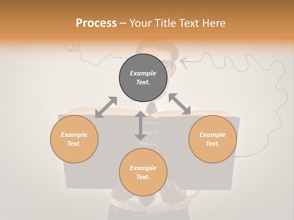 Businessman Ken Glasses PowerPoint Template