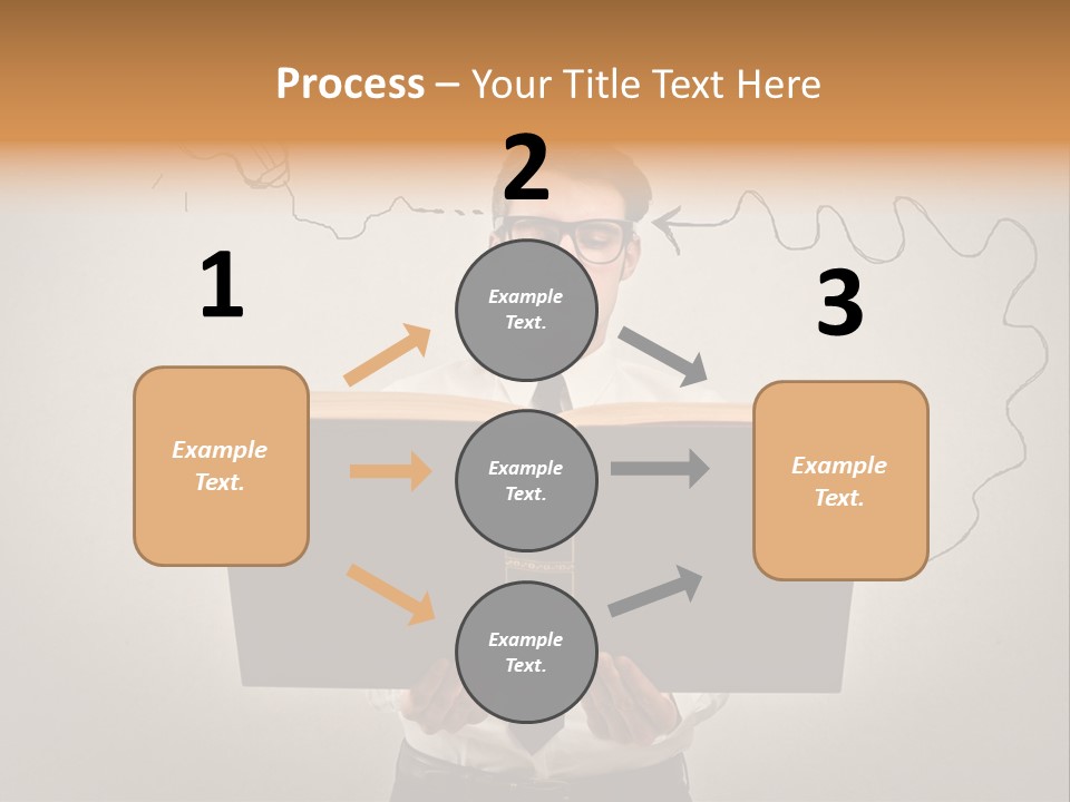 Businessman Ken Glasses PowerPoint Template