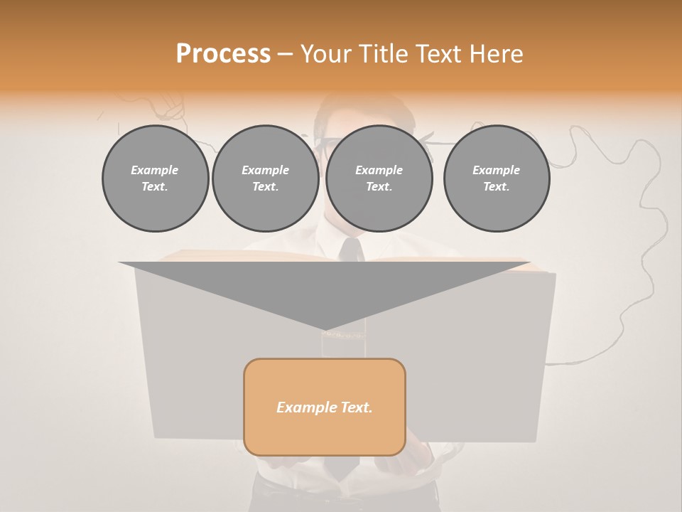 Businessman Ken Glasses PowerPoint Template