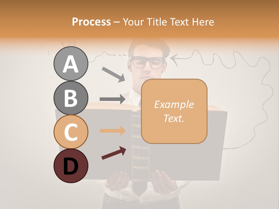 Businessman Ken Glasses PowerPoint Template