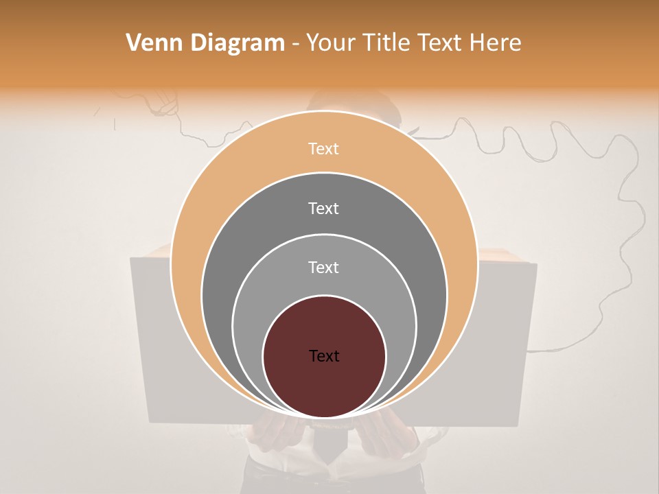 Businessman Ken Glasses PowerPoint Template