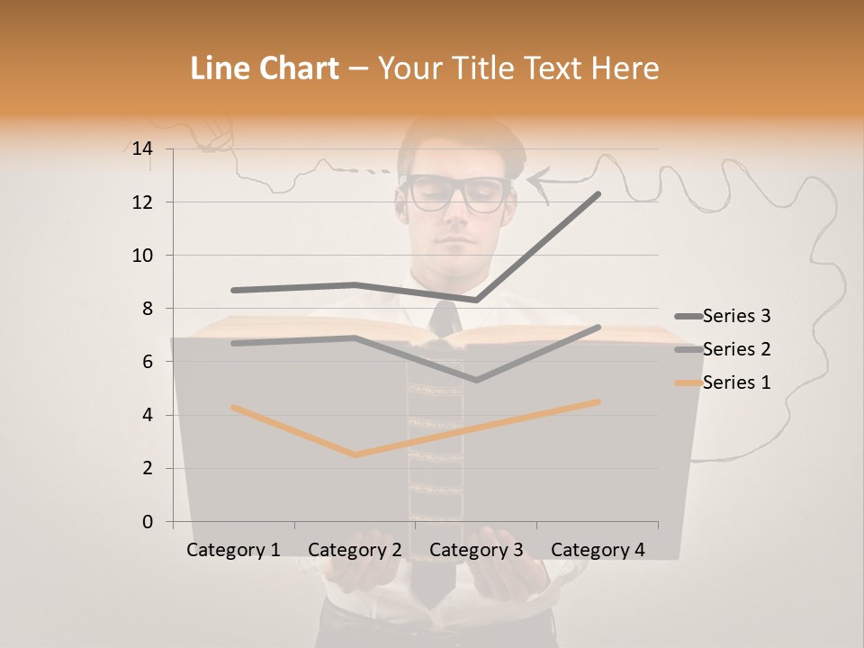 Businessman Ken Glasses PowerPoint Template