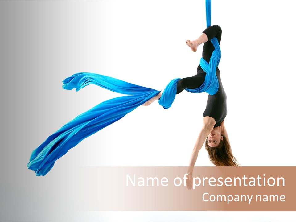 Performing Mid Air Extreme Sports PowerPoint Template