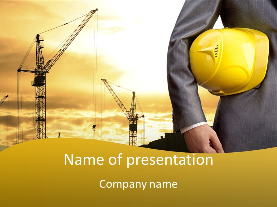 Contractor Uit Upervi Or PowerPoint Template