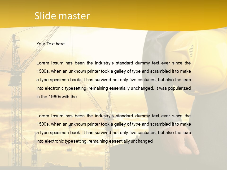 Contractor Uit Upervi Or PowerPoint Template