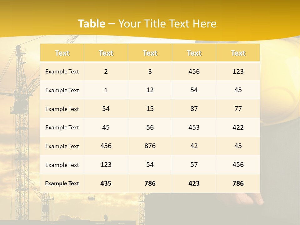 Contractor Uit Upervi Or PowerPoint Template