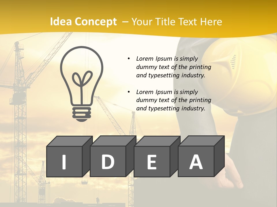 Contractor Uit Upervi Or PowerPoint Template
