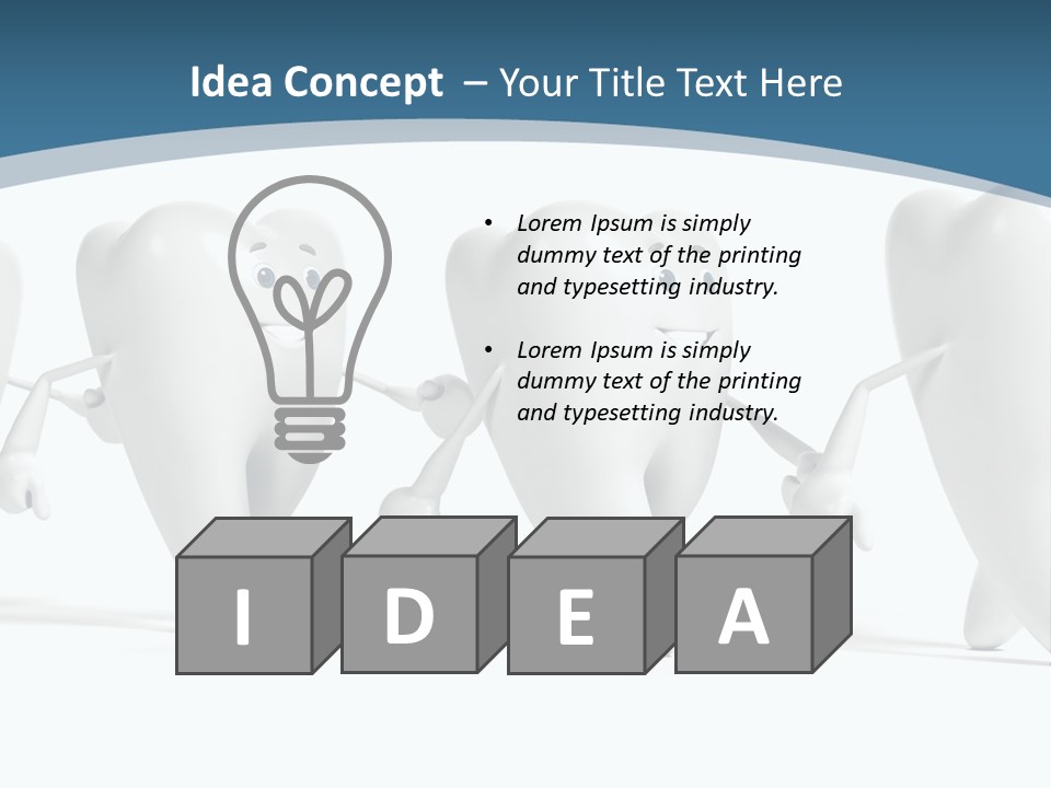 Health Tooth Mouth PowerPoint Template