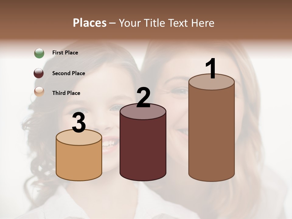 Lady Mature House PowerPoint Template