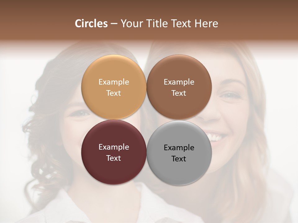 Lady Mature House PowerPoint Template