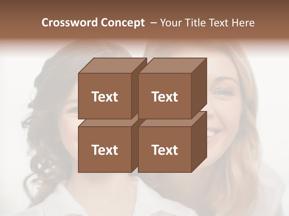 Lady Mature House PowerPoint Template