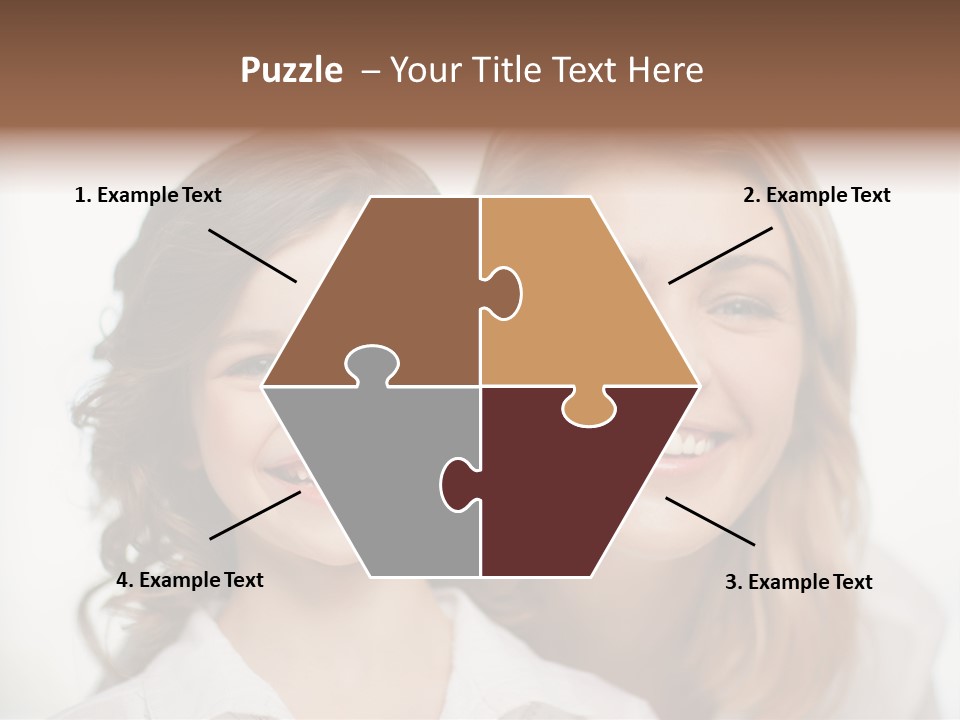 Lady Mature House PowerPoint Template