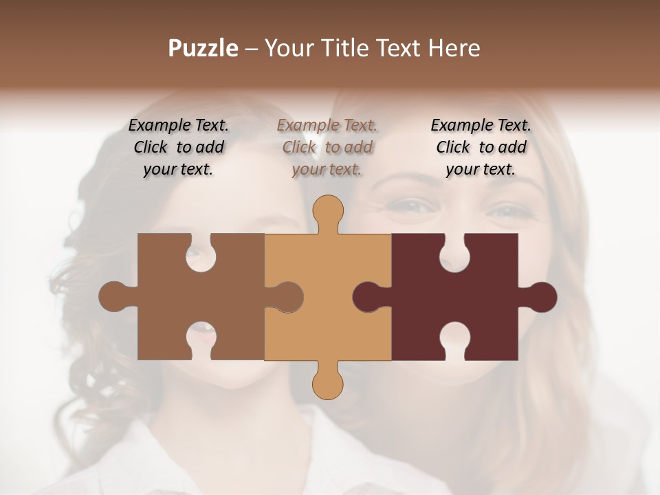 Lady Mature House PowerPoint Template