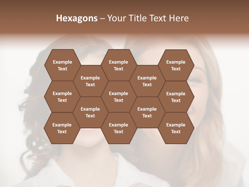 Lady Mature House PowerPoint Template