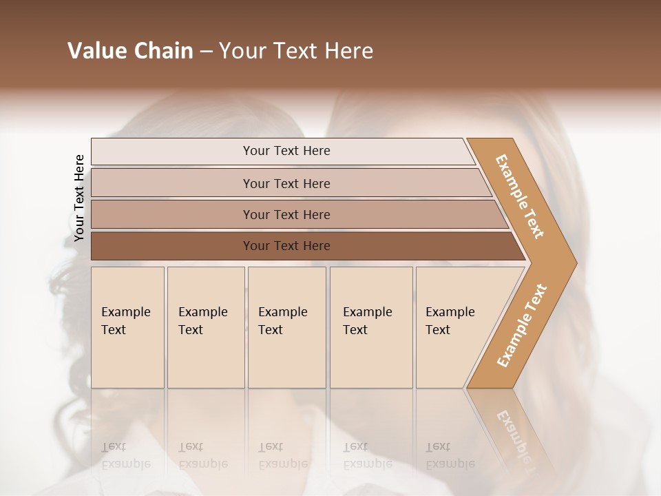 Lady Mature House PowerPoint Template