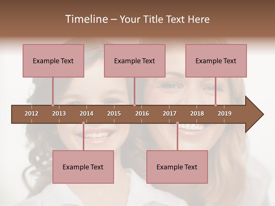 Lady Mature House PowerPoint Template