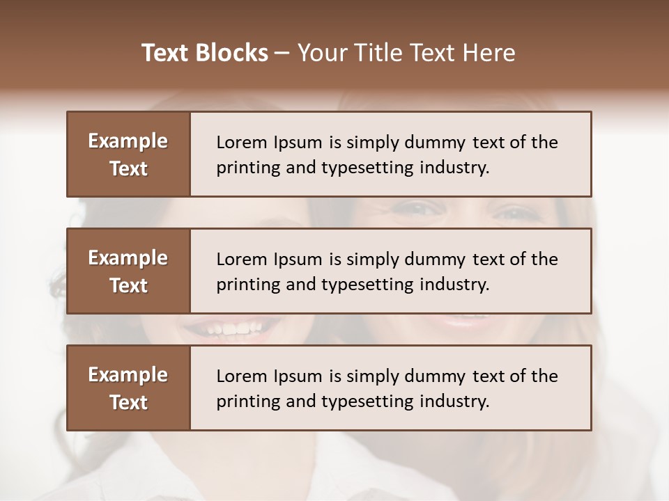 Lady Mature House PowerPoint Template