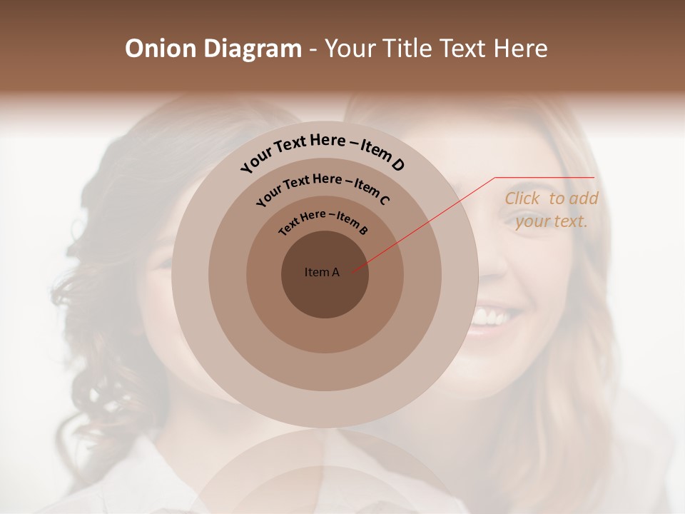 Lady Mature House PowerPoint Template